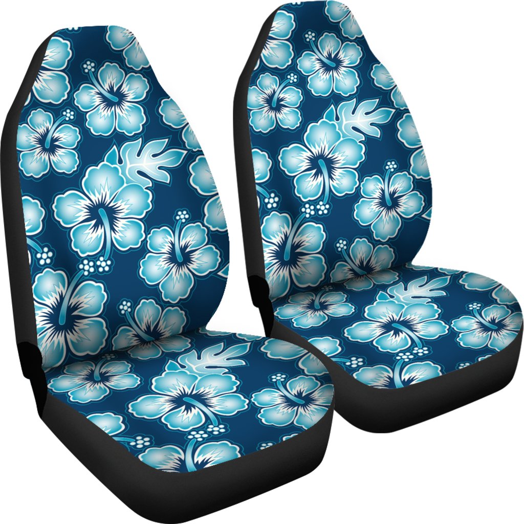Hibiscus Flower Hawaiian Themed Universal Fit Car Seat Covers