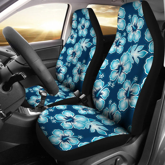 Hibiscus Flower Hawaiian Themed Universal Fit Car Seat Covers
