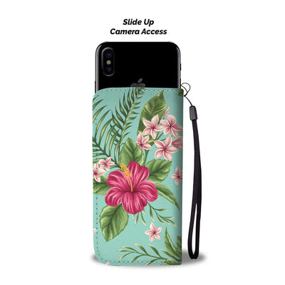hibiscus Hawaii flower Wallet Phone Case