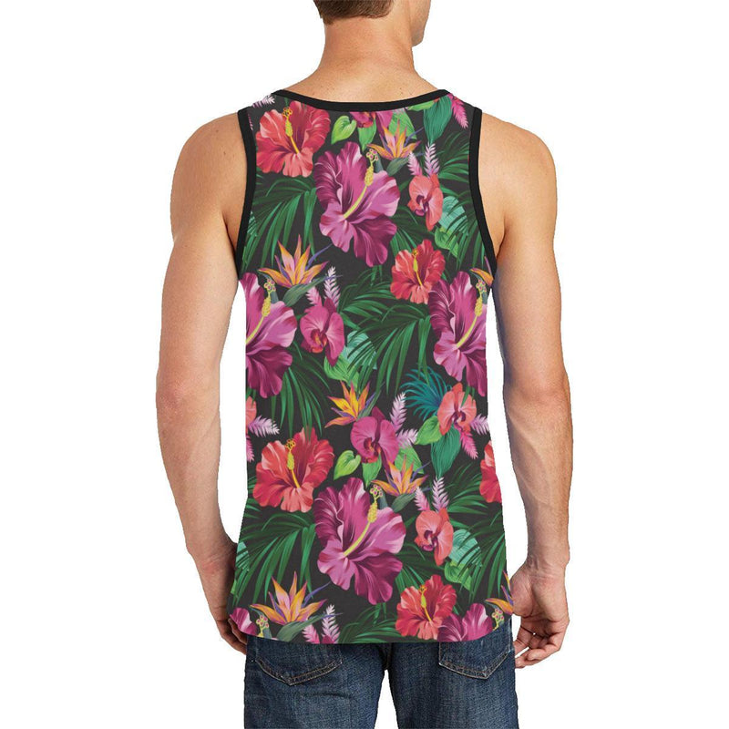 Hawaiian Flower Hibiscus tropical Men Tank Top