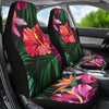 Floral Hibiscus Hawaiian tropical flower Universal Fit Car Seat Covers