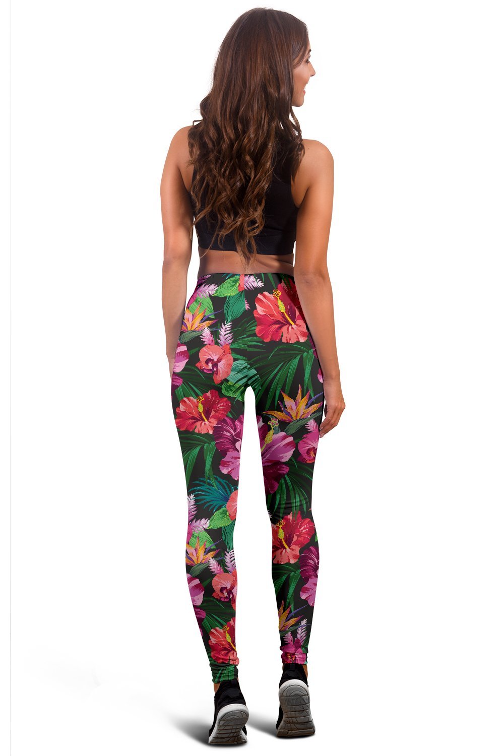 Hawaiian Flower Hibiscus Tropical Women Leggings