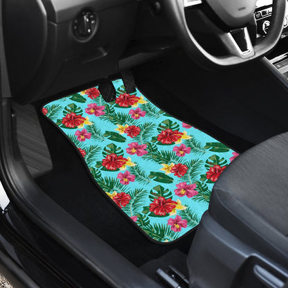 Hibiscus Hawaiian Flower Car Floor Mats
