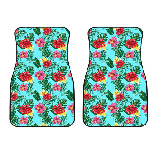 Hibiscus Hawaiian Flower Car Floor Mats