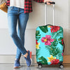 Hibiscus Hawaiian Flower Luggage Cover Protector
