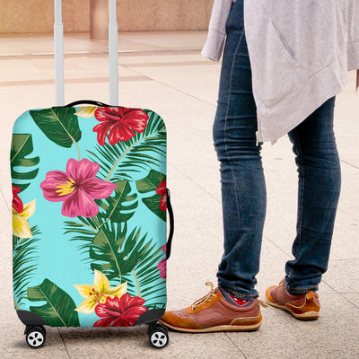 Hibiscus Hawaiian Flower Luggage Cover Protector
