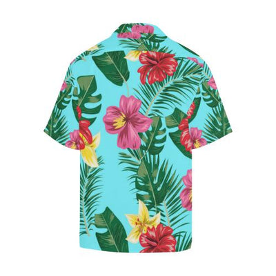 Hibiscus Hawaiian Flower Men Hawaiian Shirt