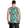 Hibiscus Hawaiian Flower Men Tank Top