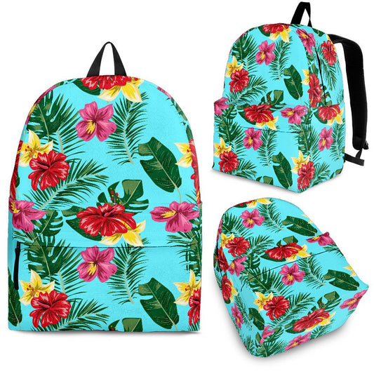 Hibiscus Hawaiian Flower Premium Backpack
