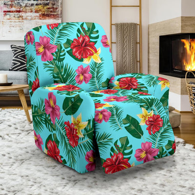 Hibiscus Hawaiian Flower Recliner Slipcover-JORJUNE.COM