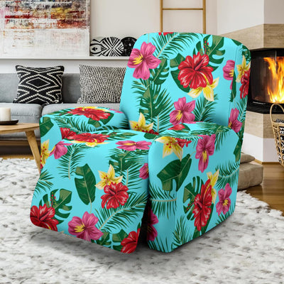 Hibiscus Hawaiian Flower Recliner Slipcover-JORJUNE.COM