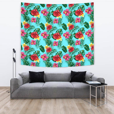 Hibiscus Hawaiian Flower Tapestry