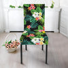 Hibiscus Hawaiian flower tropical Dining Chair Slipcover-JORJUNE.COM