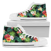 Hibiscus Hawaiian Flower Tropical Men High Top Shoes