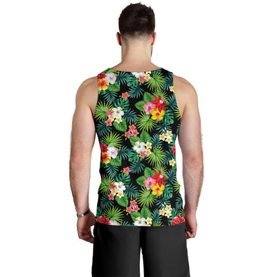 Hibiscus Hawaiian flower tropical Men Tank Top