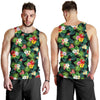 Hibiscus Hawaiian flower tropical Men Tank Top