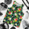 Hibiscus Hawaiian flower tropical Men Tank Top