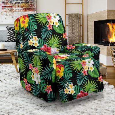 Hibiscus Hawaiian flower tropical Recliner Slipcover-JORJUNE.COM