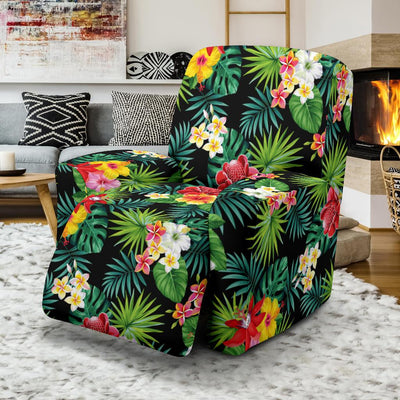 Hibiscus Hawaiian flower tropical Recliner Slipcover-JORJUNE.COM