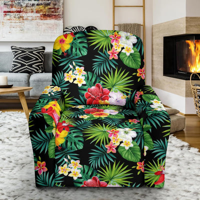 Hibiscus Hawaiian flower tropical Recliner Slipcover-JORJUNE.COM