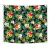 Hibiscus Hawaiian flower tropical Tapestry