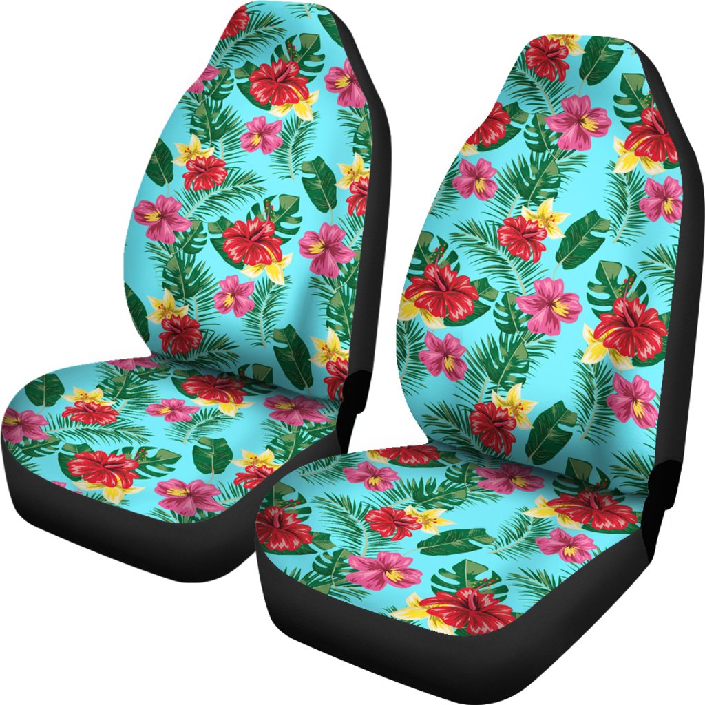 Hibiscus Hawaiian Flower Universal Fit Car Seat Covers
