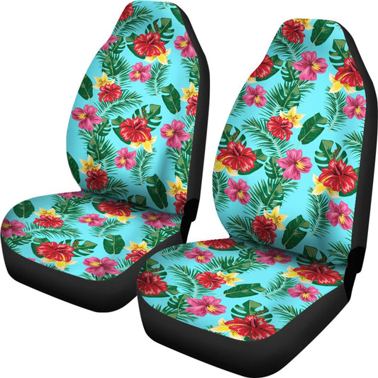 Hibiscus Hawaiian Flower Universal Fit Car Seat Covers