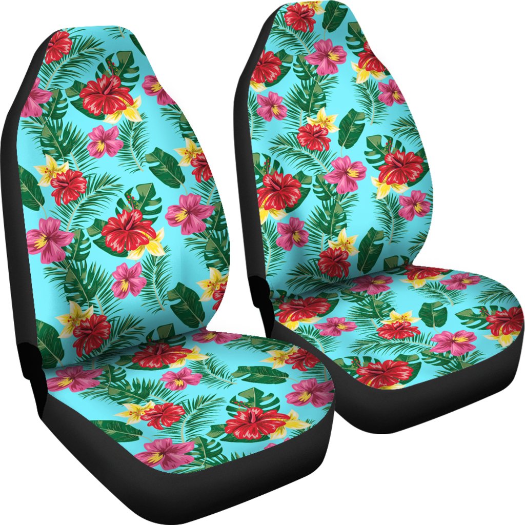 Hibiscus Hawaiian Flower Universal Fit Car Seat Covers