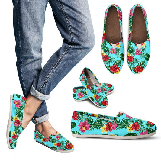 Hibiscus Hawaiian Flower Women Casual Shoes-JorJune.com