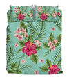 Hibiscus Hawaiian Tropical Duvet Cover Bedding Set