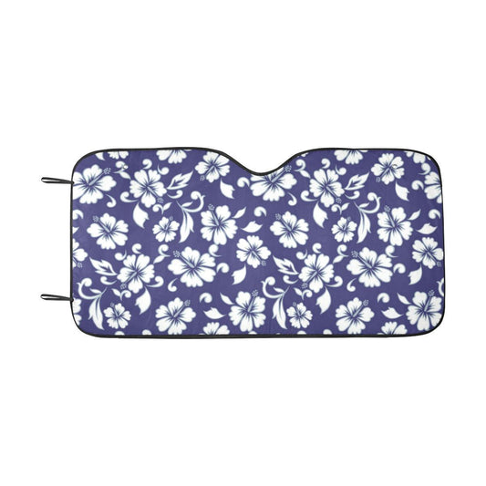 Hibiscus Pattern Print Design HB010 Car Sun Shade-JorJune