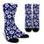 Hibiscus Pattern Print Design HB010 Crew Socks-JORJUNE.COM