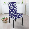 Hibiscus Pattern Print Design HB010 Dining Chair Slipcover-JORJUNE.COM