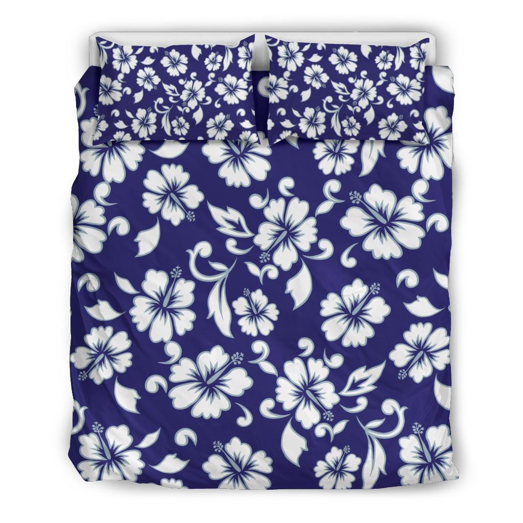 Hibiscus Pattern Print Design HB010 Duvet Cover Bedding Set-JORJUNE.COM