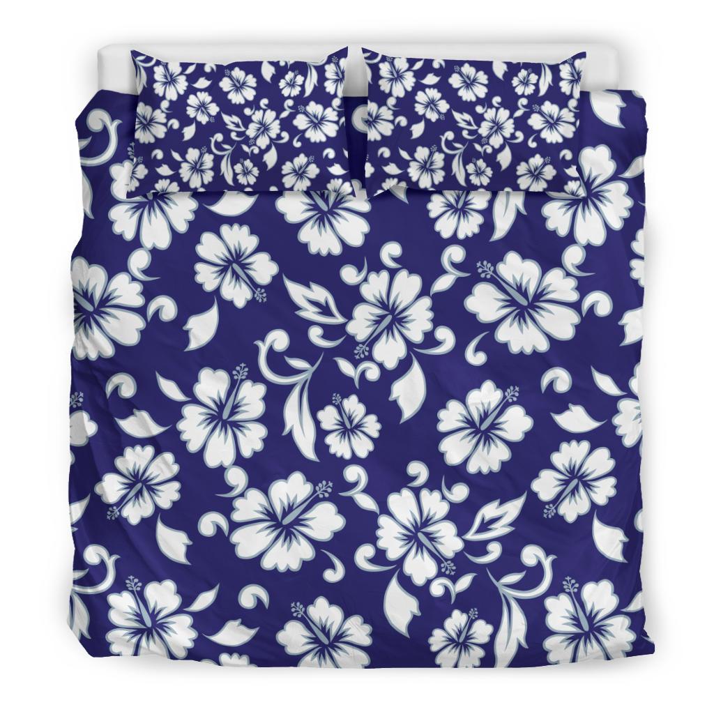 Hibiscus Pattern Print Design HB010 Duvet Cover Bedding Set-JORJUNE.COM