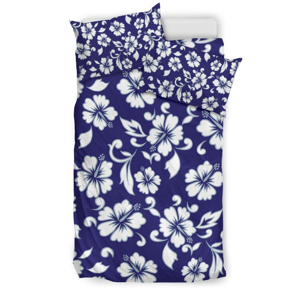 Hibiscus Pattern Print Design HB010 Duvet Cover Bedding Set-JORJUNE.COM