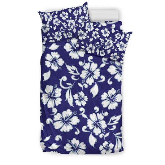 Hibiscus Pattern Print Design HB010 Duvet Cover Bedding Set-JORJUNE.COM