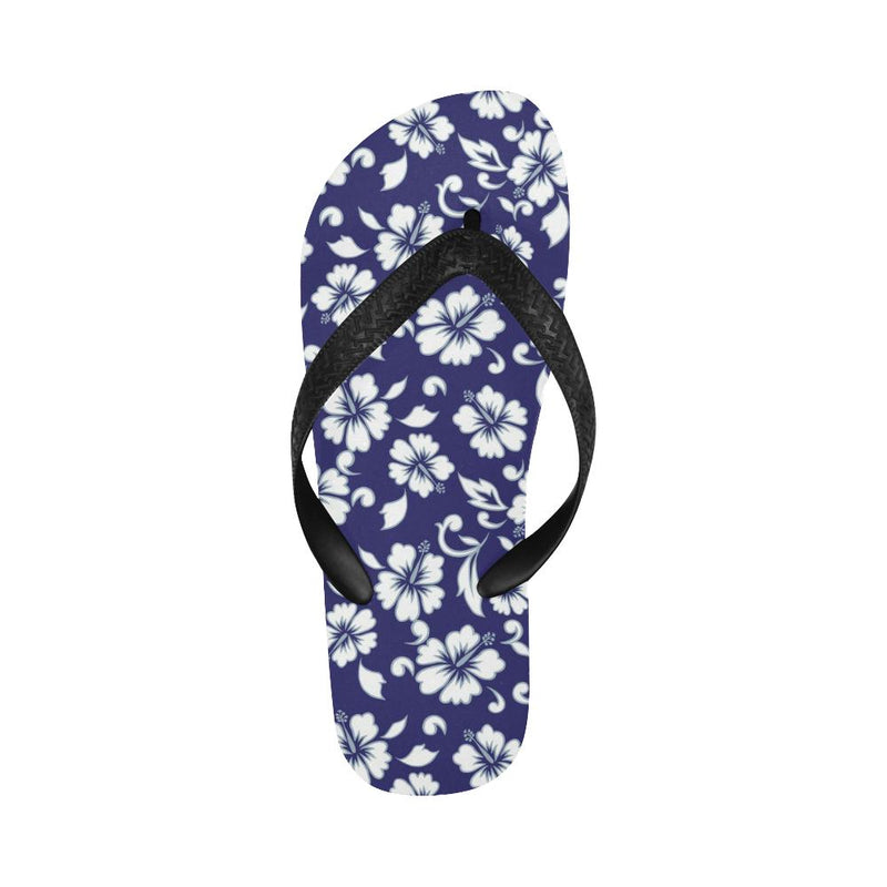 Hibiscus Pattern Print Design HB010 Flip Flops-JorJune