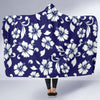 Hibiscus Pattern Print Design HB010 Hooded Blanket-JORJUNE.COM