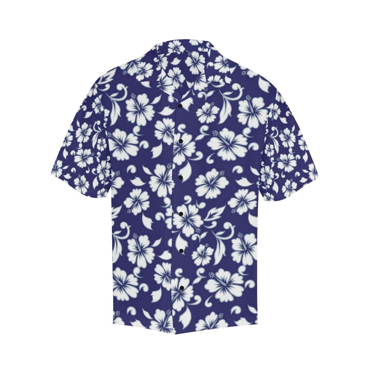 Hibiscus Pattern Print Design HB010 Men Hawaiian Shirt-JorJune