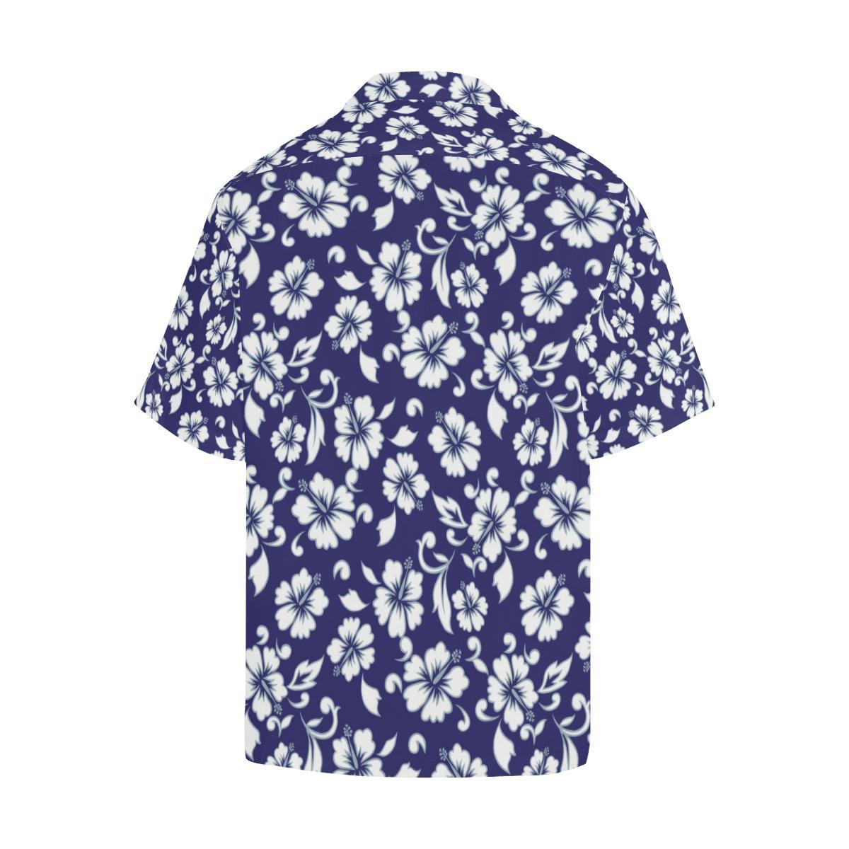 Hibiscus Pattern Print Design HB010 Men Hawaiian Shirt-JorJune