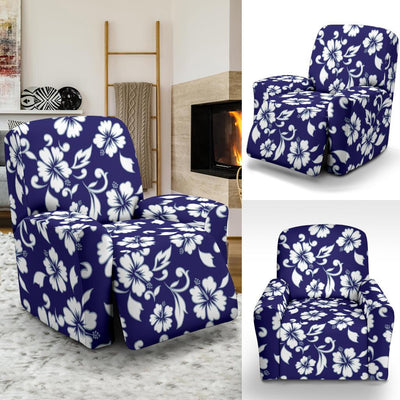 Hibiscus Pattern Print Design HB010 Recliner Slipcover-JORJUNE.COM