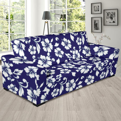 Hibiscus Pattern Print Design HB010 Sofa Slipcover-JORJUNE.COM