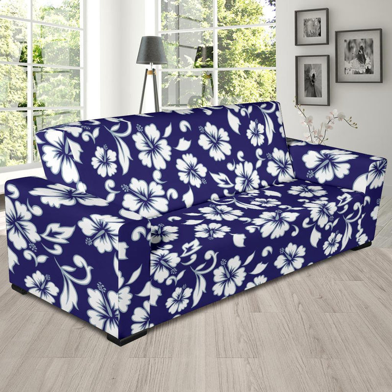 Hibiscus Pattern Print Design HB010 Sofa Slipcover-JORJUNE.COM