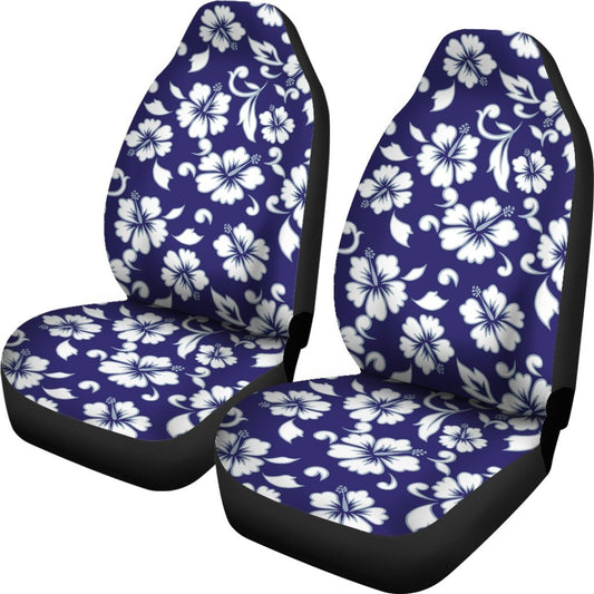 Hibiscus Pattern Print Design HB010 Universal Fit Car Seat Covers-JorJune