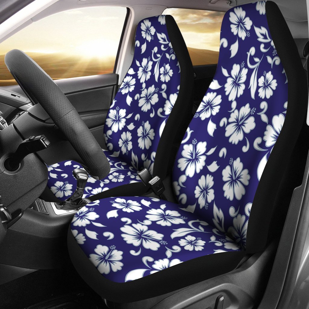 Hibiscus Pattern Print Design HB010 Universal Fit Car Seat Covers-JorJune