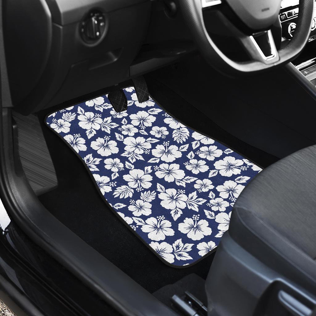 Hibiscus Pattern Print Design HB012 Car Floor Mats-JorJune