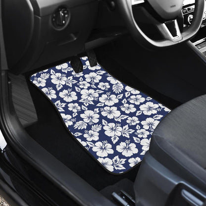 Hibiscus Pattern Print Design HB012 Car Floor Mats-JorJune