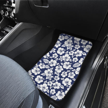 Hibiscus Pattern Print Design HB012 Car Floor Mats-JorJune