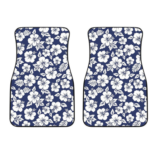 Hibiscus Pattern Print Design HB012 Car Floor Mats-JorJune